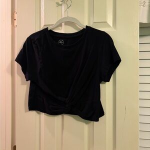 Black Knot Front Women's Top